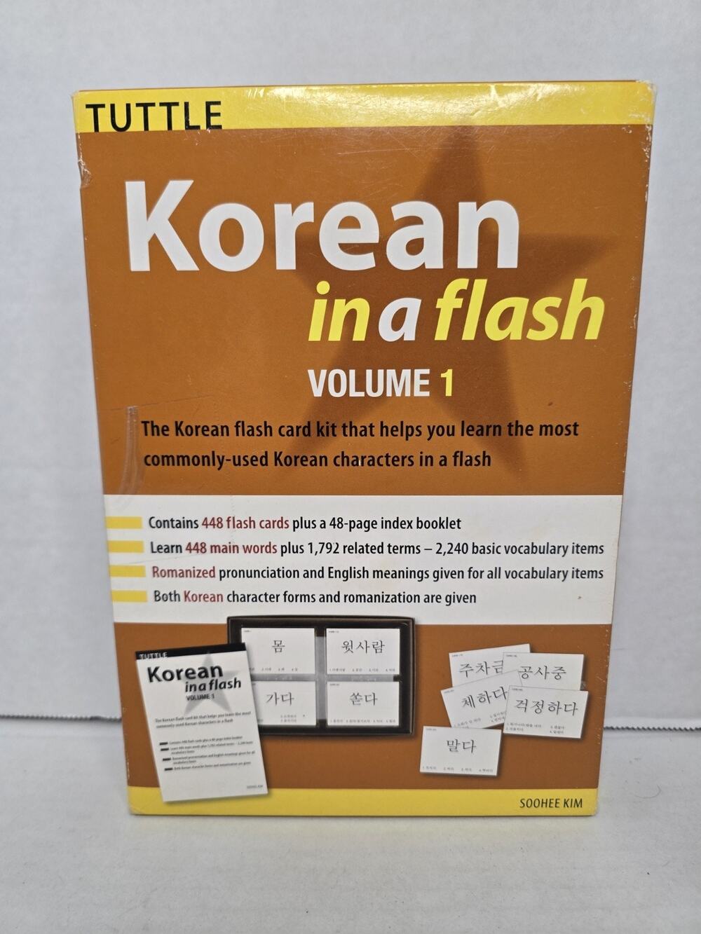 Korean in a Flash Kit Volume 1 (Tuttle Flash Cards), Kim, Soohee, 9780804839471